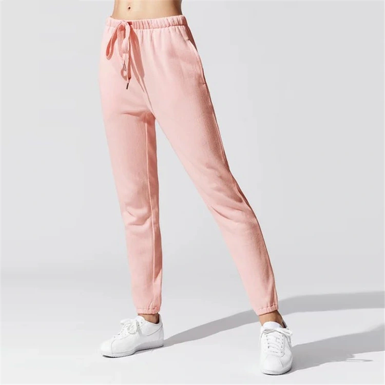 Custom Women Sweatpants Drawstring Active Workout Yoga Sweatpants with Pockets